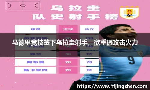 马德里竞技签下乌拉圭射手，欲重振攻击火力
